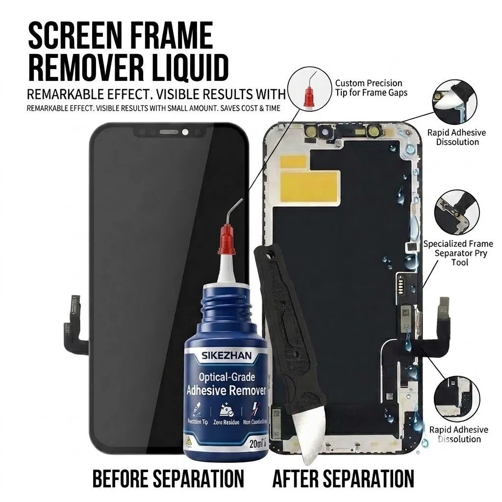 Phone Accessories Repair - SIKEZHAN 20ml Optical-Grade Adhesive Remover Cleaner