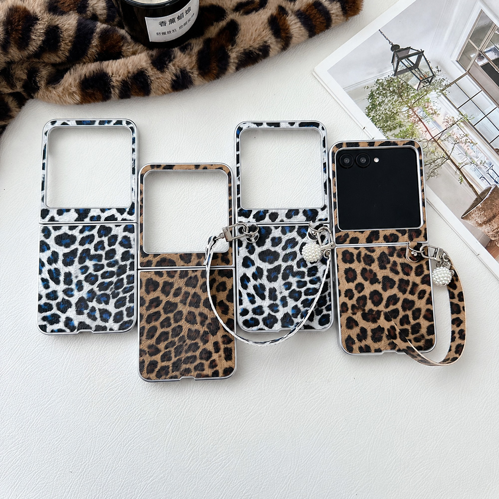 Leopard Print Folding Flip Pho - đánh giá và giá Phone Accessories And Cases