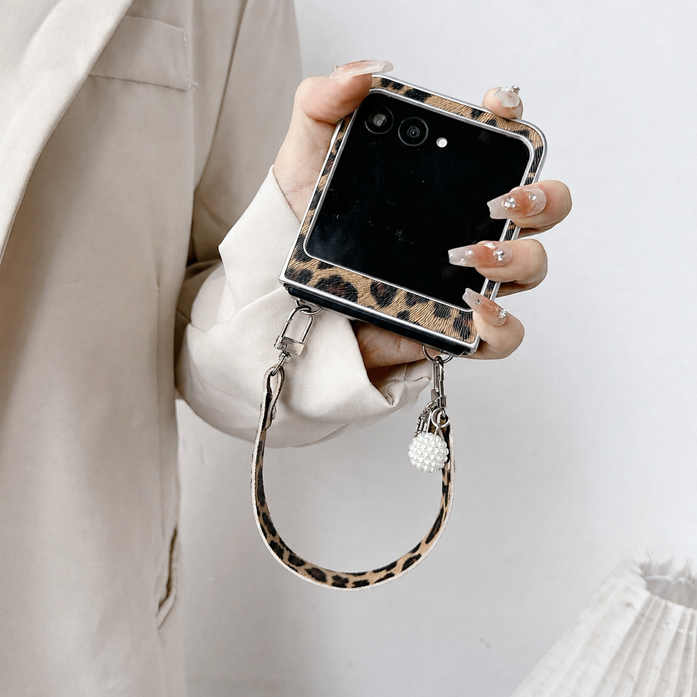 Leopard Print Folding Flip Pho - đánh giá và giá Phone Accessories And Cases