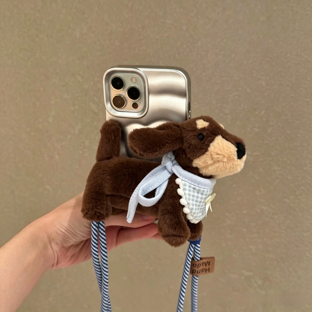 Cute Cartoon Dachshund Plush D - đánh giá và giá Phone Accessories Stand
