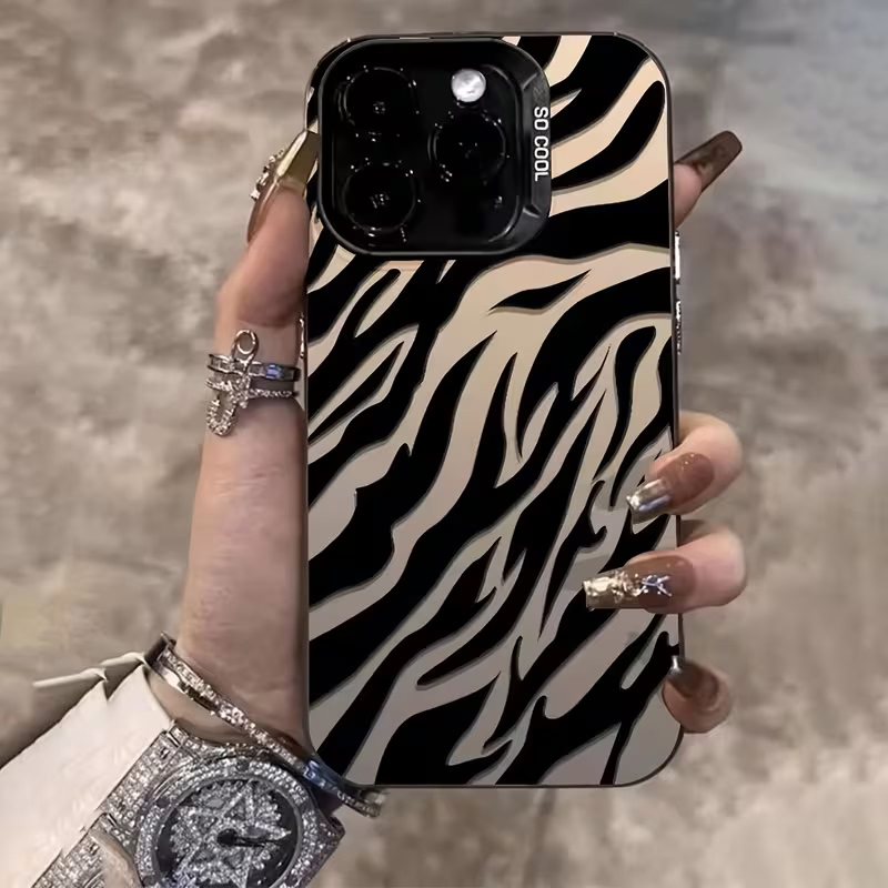 Zebra Pattern Black Advanced I - đánh giá và giá Apple Iphone 16