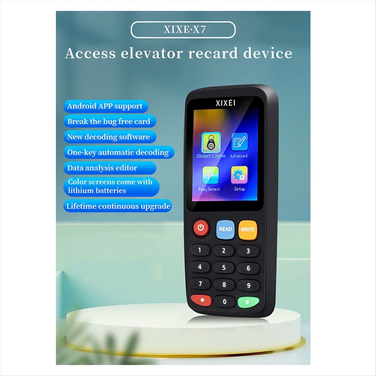 ABGN X7 NFC Decoder Duplicator - đánh giá và giá Nfc Card Reader