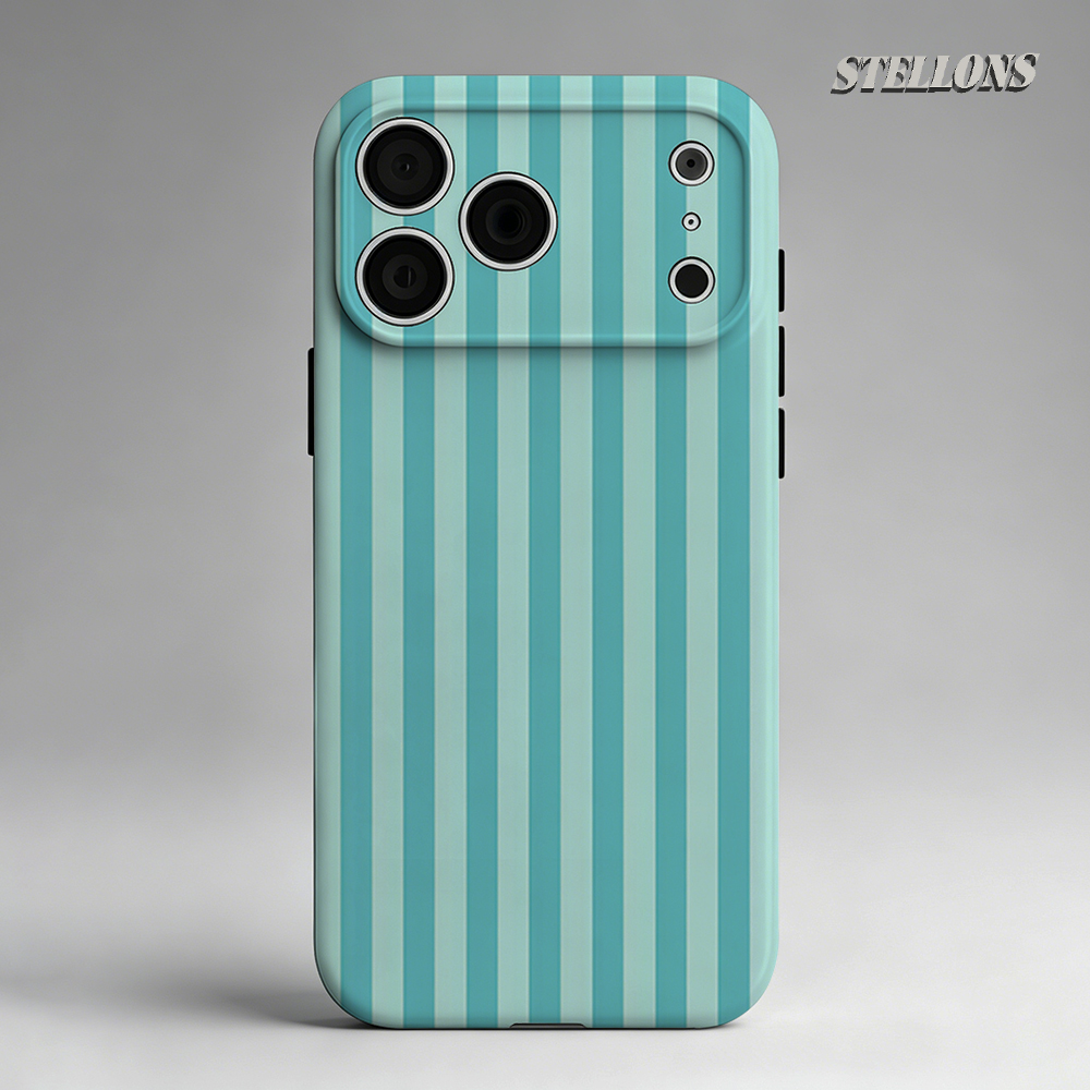 Mint Stripe Double-layer Back  - đánh giá và giá Phone Accessories And Cases